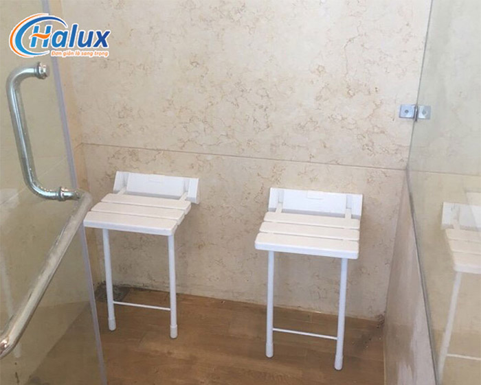 Hình ảnh các công trình Halux đã lắp đặt ghế ngồi phòng xông