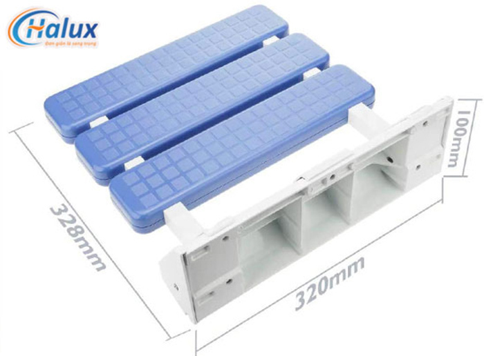 Kích thước của ghế xông ướt màu xanh