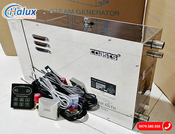 Hình ảnh thực tế trọn bộ máy xông hơi ướt KSB-90