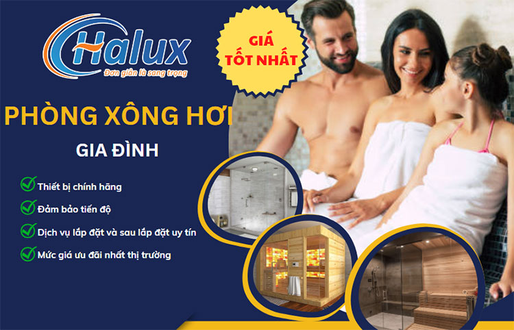 Thiết kế, thi công phòng xông hơi gia đình giá tốt tại Halux