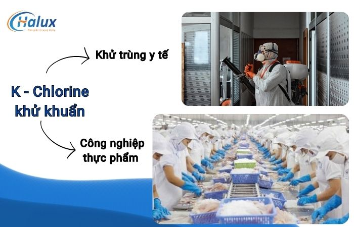 Hóa chất K-Chlorine 70 khử trùng trong thiết bị, công nghiệp thực phẩm 