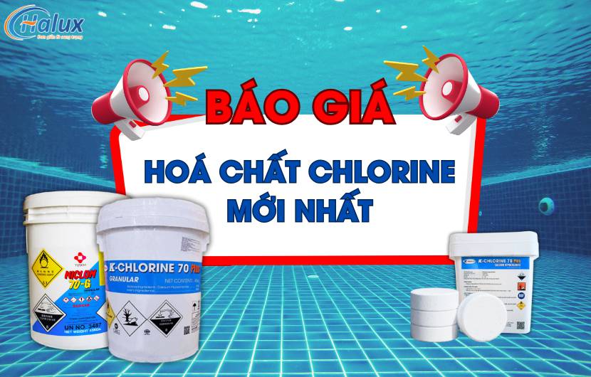 Liên hệ tới hotline của Halux để nhận báo giá bột clo xử lý nước
