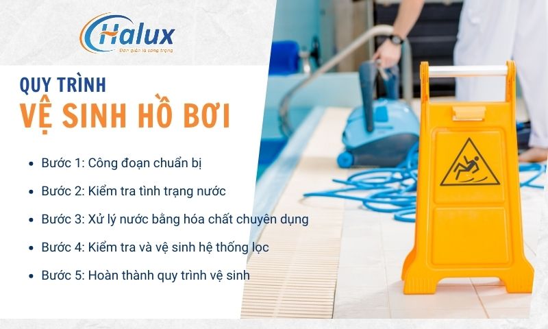 dịch vụ vệ sinh hồ bơi