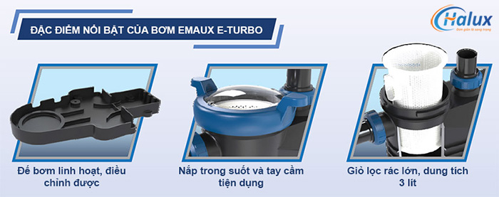 Máy bơm bể bơi Emaux E-Turbo (4)